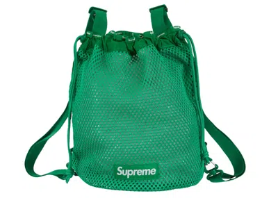 Pre-owned Supreme Mesh Small Backpack In Green