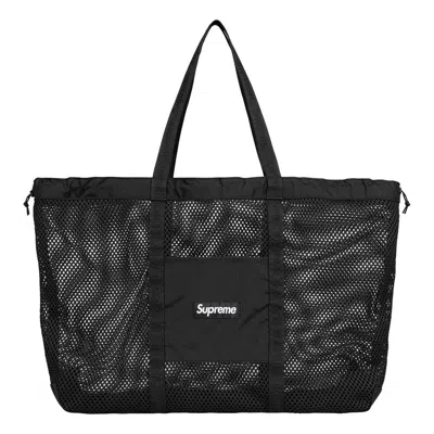 Supreme Mesh Tote Bag Ss25 'black'