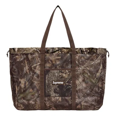 Supreme Mesh Tote Bag Ss25 'truetimber Kanati Camo'