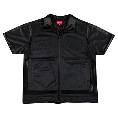 Pre-owned Supreme Mesh Warm Up Top 'black'