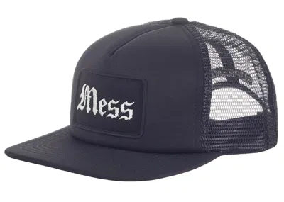 Pre-owned Supreme Mess Mesh Back 5panel In Black