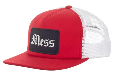 Pre-owned Supreme Mess Mesh Back 5panel In Red