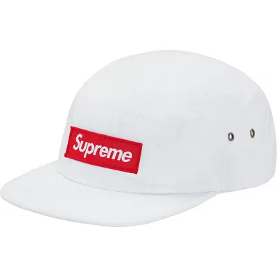 Pre-owned Supreme Metal Dring Camp Cap In White