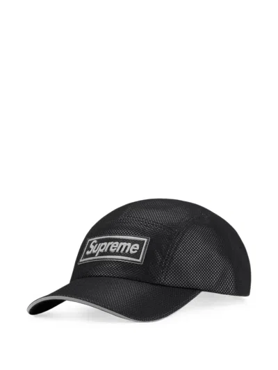 Supreme Metallic Mesh Camp Cap In Red
