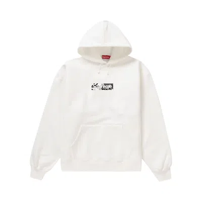 Pre-owned Supreme Miami Box Logo Sweatshirt 'white' | Men's Size M