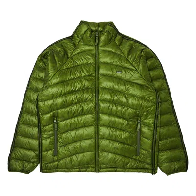 Pre-owned Supreme Micro Down Jacket 'olive' In Green