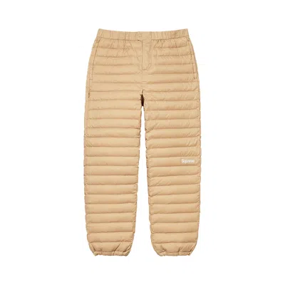 Pre-owned Supreme Micro Down Pant 'tan'