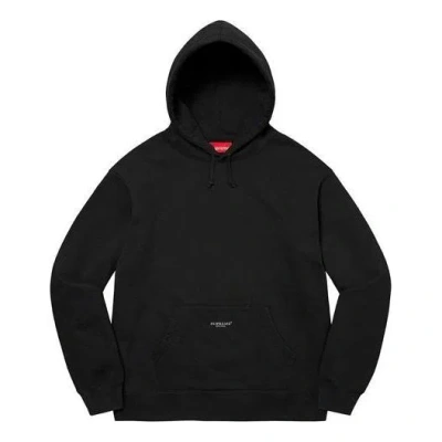 Supreme Micro Logo Hooded Sweatshirt 'black'