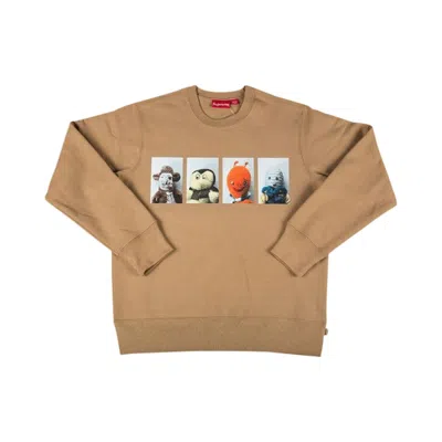 Pre-owned Supreme Mike Kelley Ahh...youth! Crewneck Sweatshirt 'brown' | Men's Size S