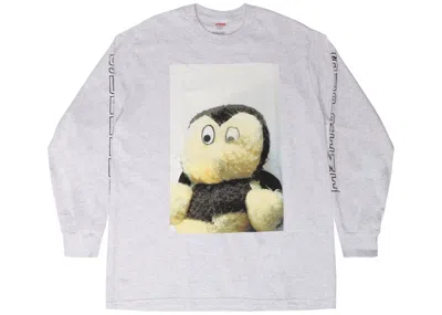 Pre-owned Supreme Mike Kelley Ahhyouth! Long Sleeve Tee Shirt In Ash Grey