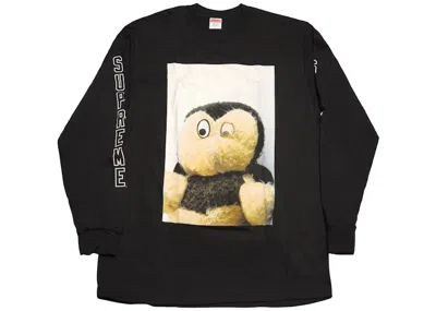 Pre-owned Supreme Mike Kelley Ahhyouth! Long Sleeve Tee Shirt In Black