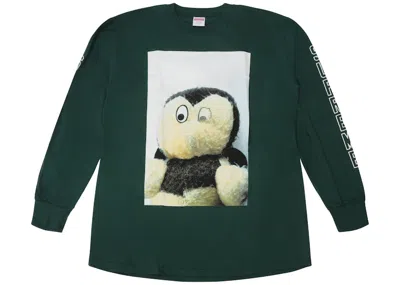 Pre-owned Supreme Mike Kelley Ahhyouth! Long Sleeve Tee Shirt In Dark Green