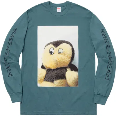 Pre-owned Supreme Mike Kelley Ahhyouth! Long Sleeve Tee Shirt In Slate