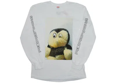 Pre-owned Supreme Mike Kelley Ahhyouth! Long Sleeve Tee Shirt In White