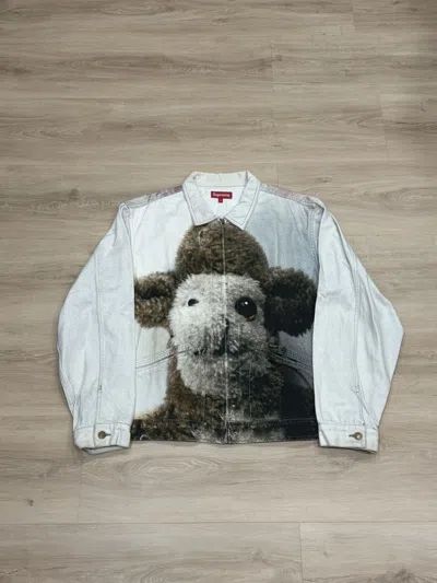 Pre-owned Supreme Mike Kelley Denim Trucker Jacket In Multi