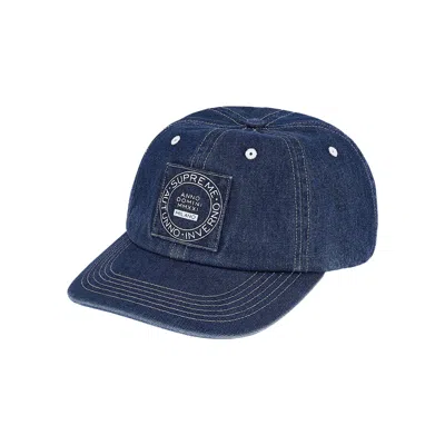 Pre-owned Supreme Milano Patch 6-panel 'denim' | Blue | Men's Size Onesize