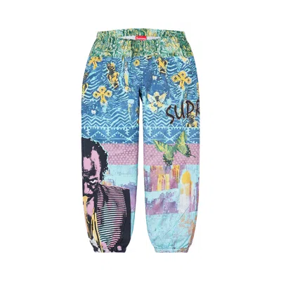 Pre-owned Supreme Miles Davis Skate Pant 'blue'