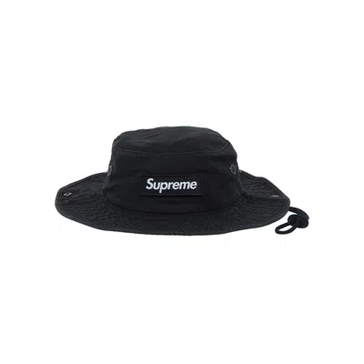 Pre-owned Supreme Military Boonie 'black'