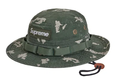 Pre-owned Supreme Military Boonie (fw21) In Olive Russian Camo