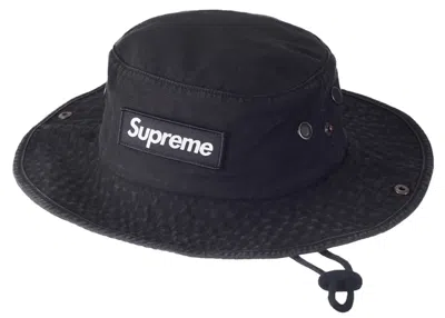 Pre-owned Supreme Military Boonie (fw23) In Black