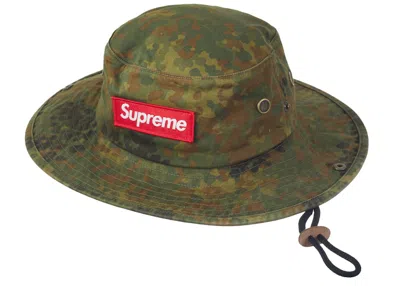 Pre-owned Supreme Military Boonie (fw23) In Flecktarn Camo