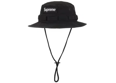 Pre-owned Supreme Military Boonie (fw24) In Black