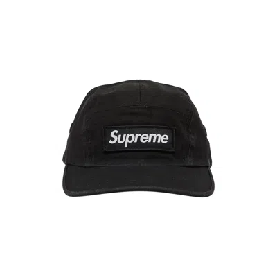 Pre-owned Supreme Military Camp Cap 'black'