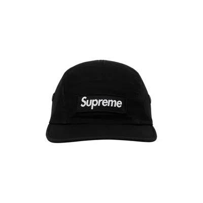 Pre-owned Supreme Military Camp Cap 'black'