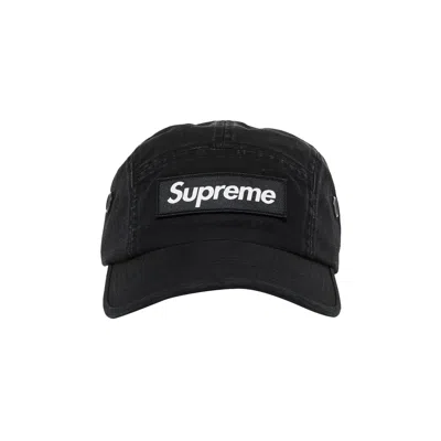 Pre-owned Supreme Military Camp Cap 'black'