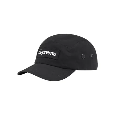 Pre-owned Supreme Military Camp Cap 'black'