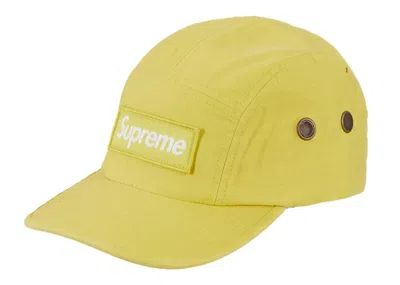 Pre-owned Supreme Military Camp Cap (fw23) In Dusty Gold