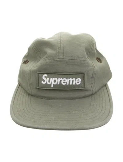 Pre-owned Supreme Military Camp Cap In Green