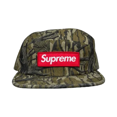 Pre-owned Supreme Military Camp Cap 'moss' In Green