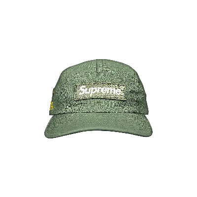 Pre-owned Supreme Military Camp Cap 'olive' In Green