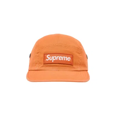 Pre-owned Supreme Military Camp Cap 'orange'