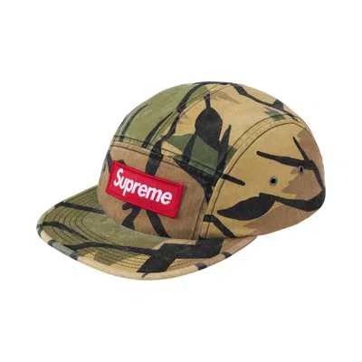 Pre-owned Supreme Military Camp Cap 'spring Green Predator Camo' | Men's Size Onesize