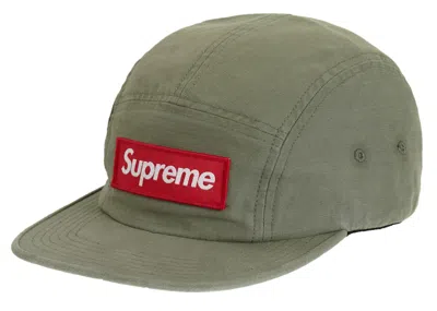 Pre-owned Supreme Military Camp Cap (ss20) In Olive