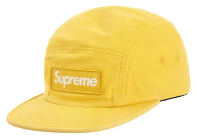 Pre-owned Supreme Military Camp Cap (ss20) In Yellow
