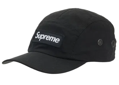 Pre-owned Supreme Military Camp Cap (ss22) In Black
