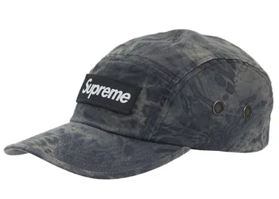 Pre-owned Supreme Military Camp Cap (ss22) In Black Prym1 Camo