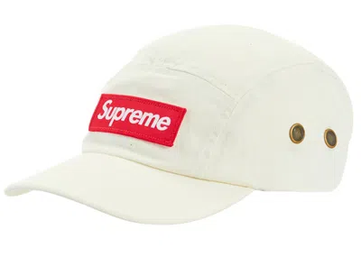 Pre-owned Supreme Military Camp Cap (ss22) In Stone