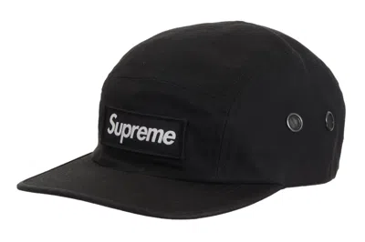 Pre-owned Supreme Military Camp Cap (ss24) Black