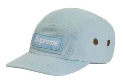 Pre-owned Supreme Military Camp Cap (ss24) Light Blue