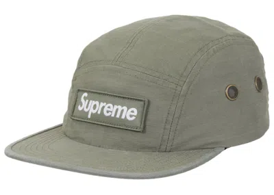 Pre-owned Supreme Military Camp Cap (ss25) In Olive