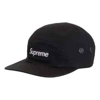Supreme Military Camp Hat Ss24 'black'