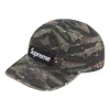 Supreme Military Camp Hat Ss24 'olive Tiger Camo' In Multi