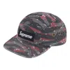 Supreme Military Camp Hat Ss24 'red Tiger Camo'