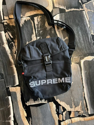 Pre-owned Supreme Military Side Bag Black