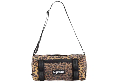 Pre-owned Supreme Mini Duffle Bag In Leopard