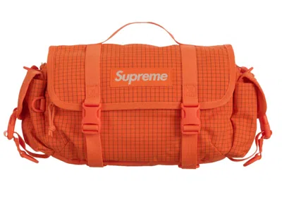 Pre-owned Supreme Mini Duffle Bag (ss24) In Orange